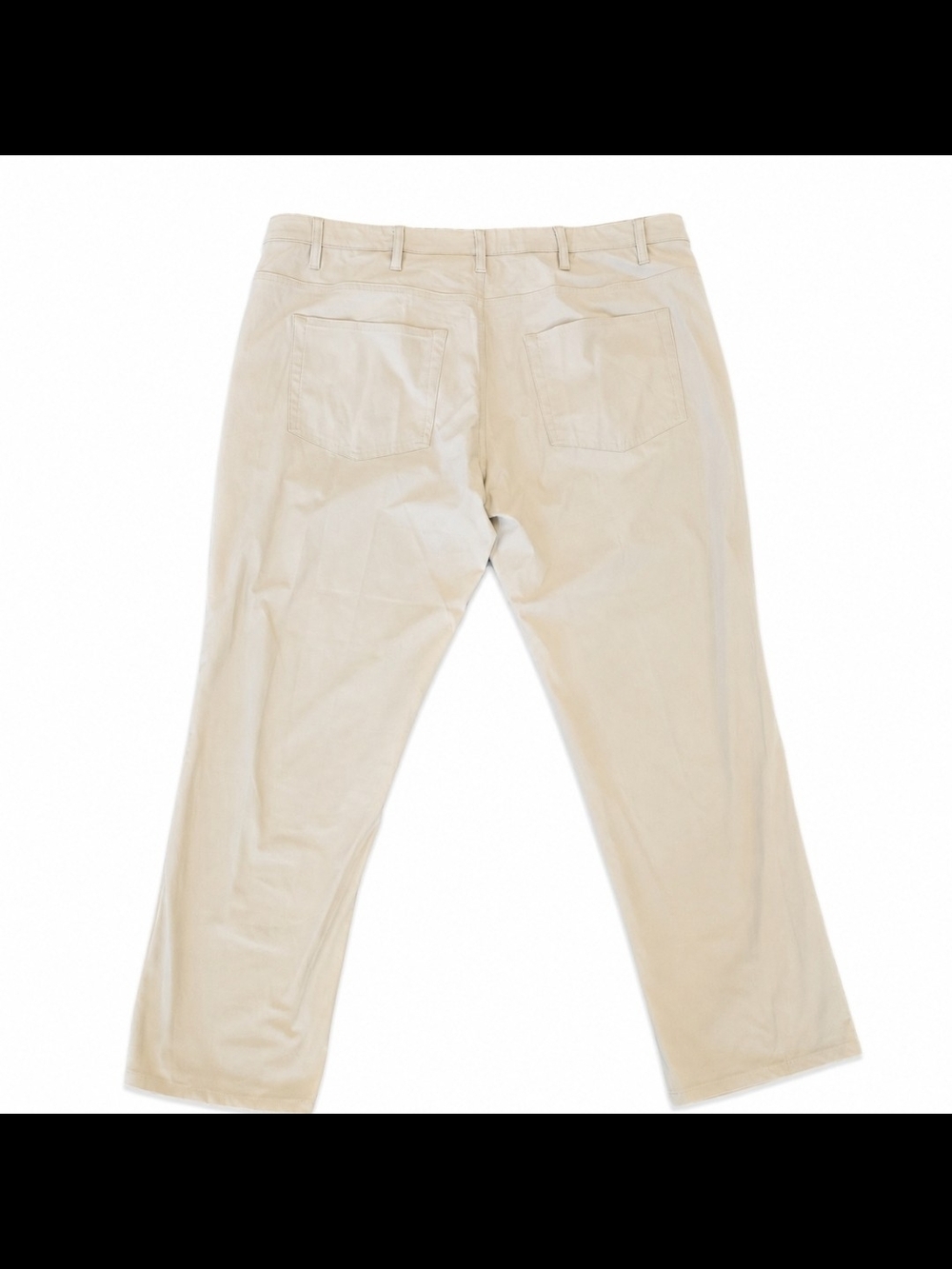 STYLUS Athletic Fit 5-Pocket Stretch Pants in Light Beige - Picture 2 of 5